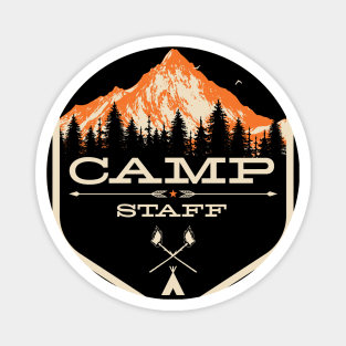 Camp Counselor design - Camp Staff print product Magnet